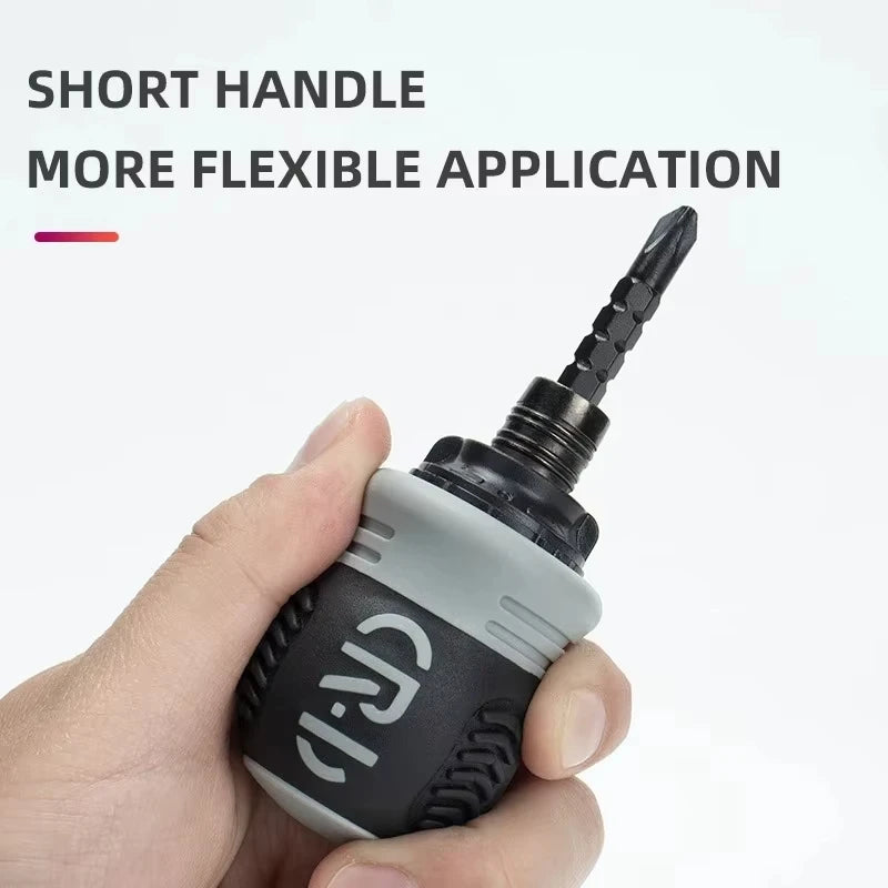 Professional 13in1 Ratchet Screwdriver Set Magnetic Handle Tool for Phillips/Slotted Screws Portable Multi-Functional Repair Kit