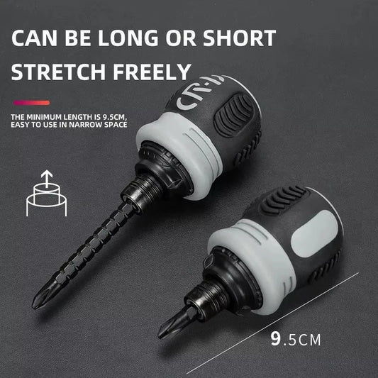 Professional 13in1 Ratchet Screwdriver Set Magnetic Handle Tool for Phillips/Slotted Screws Portable Multi-Functional Repair Kit