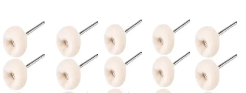 10pcs Mini Drill Abrasive Brush Nylon Buffing Polishing Wheel Dremel Rotary Hand Tool Accessories Set Rust Remover