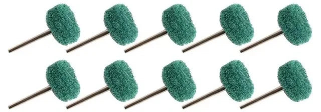 10pcs Mini Drill Abrasive Brush Nylon Buffing Polishing Wheel Dremel Rotary Hand Tool Accessories Set Rust Remover