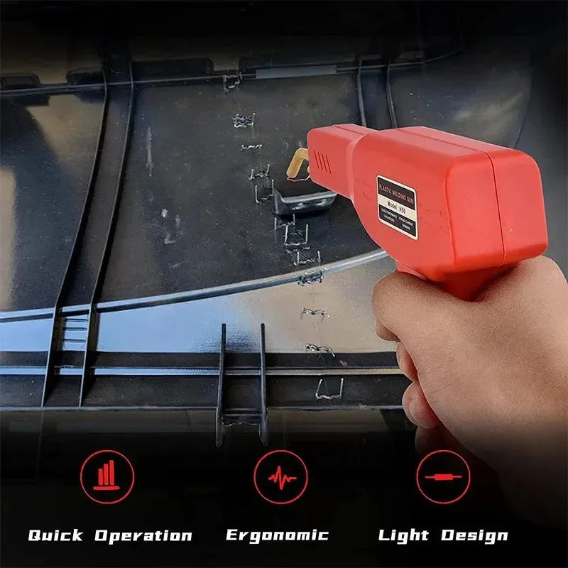 50W Handy Plastics Welders Garage Tools Hot Staplers Machine Staple PVC Repairing Machine Car Bumper Repairing Welding Tool